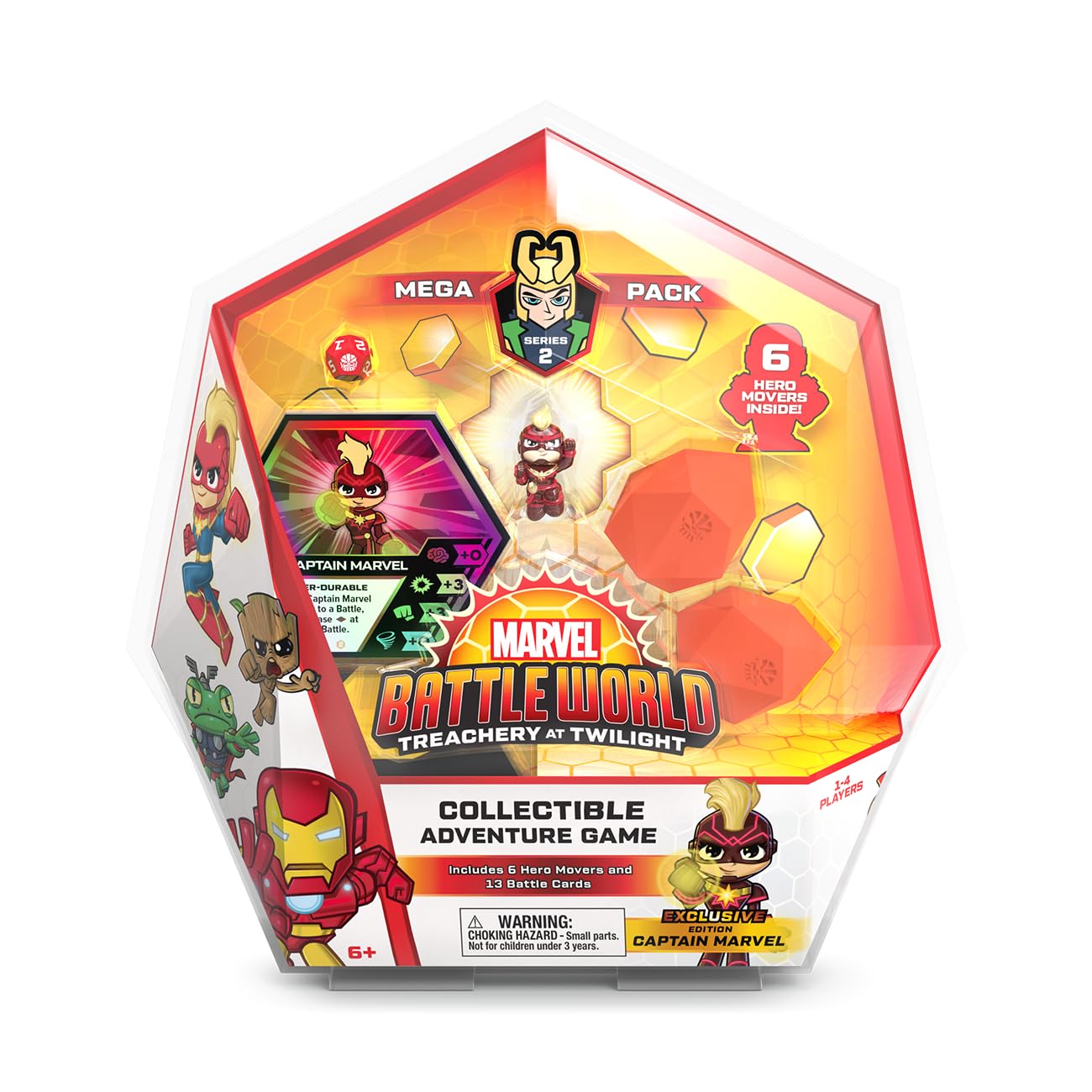 Funko Marvel Battleworld: Series 2 Treachery at Twilight Mega Pack - Captain Marvel (2099 Suit)