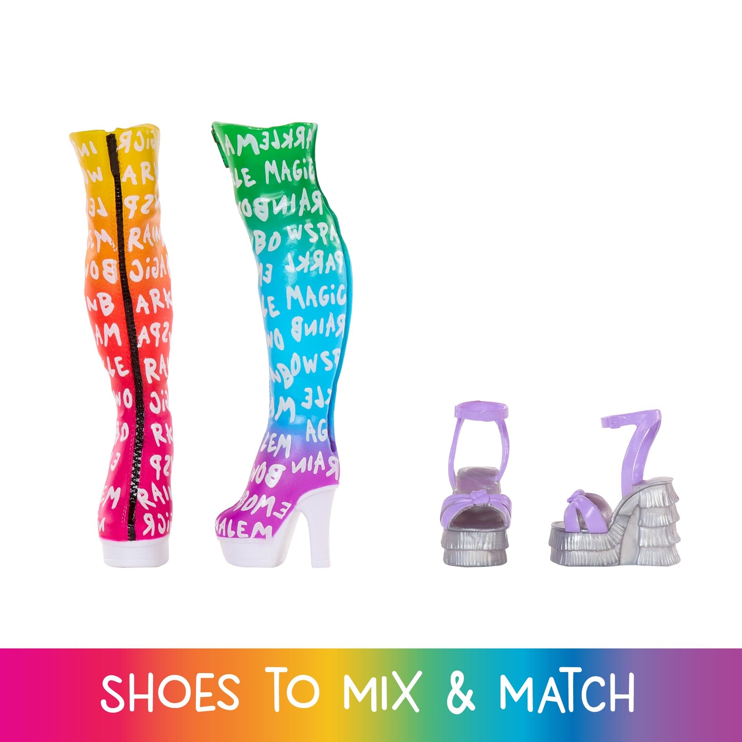 Rainbow High Amaya’s Rainbow Closet Playset + Exclusive Rainbow Doll, Bonus Fashion and Shoes, Purses, Hangers, Clothes Rack, Shelves, Kids Gift Ages