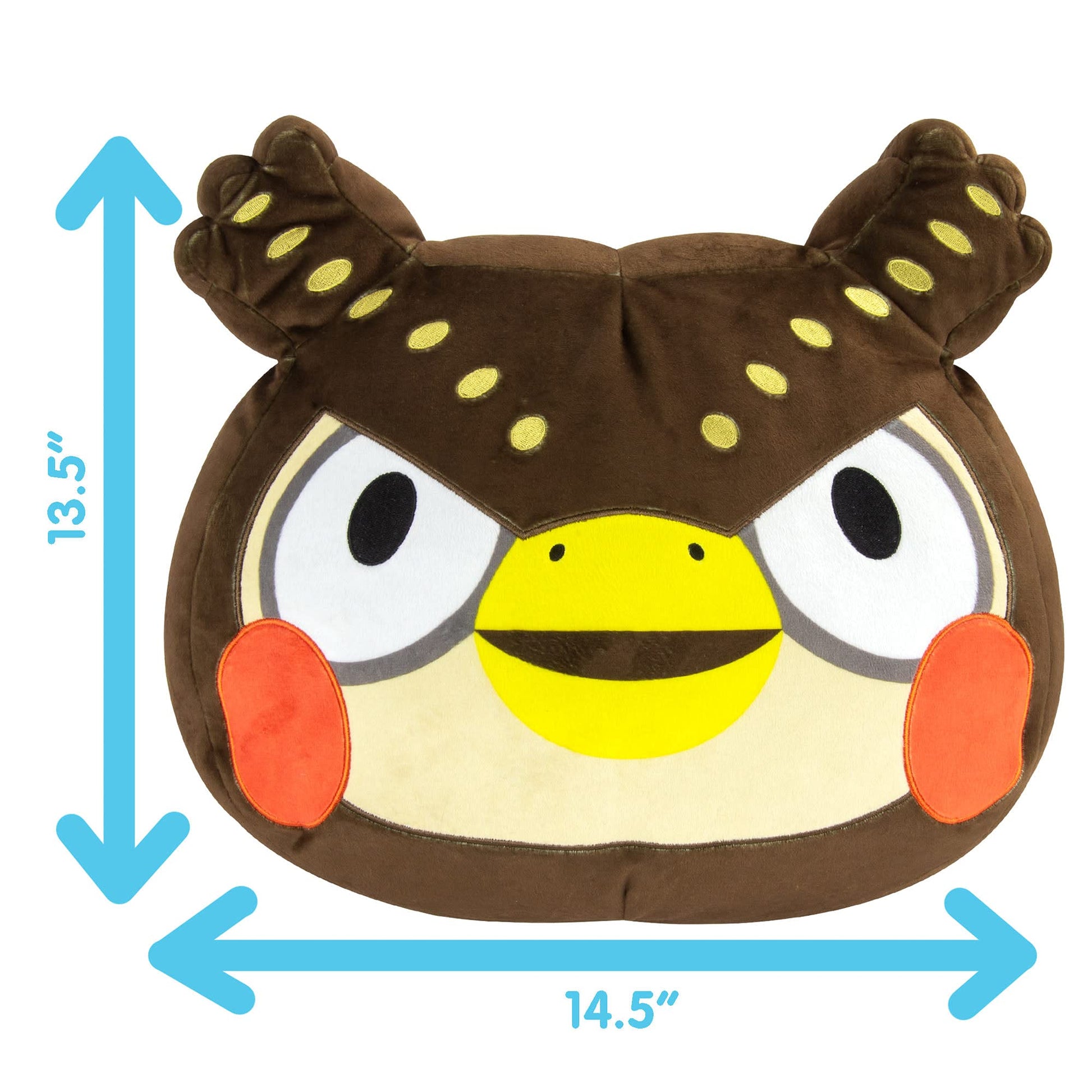 Club Mocchi Mocchi- Animal Crossing Plush - Blathers Plushie - Squishy Collectible Plushies - 15 Inch
