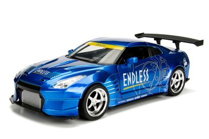 Jada Toys JDM Tuners 1:24 2009 Nissan GT-R R35 Ben Sopra Die-cast Car - Opening Doors, Hood, Trunk, Rubber Tires