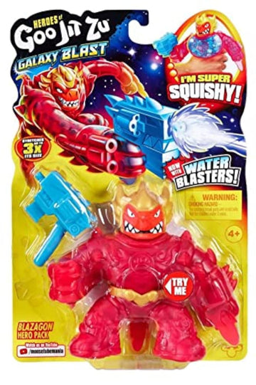 Heroes of Goo Jit Zu Galaxy Blast Action Figure (Orbitox, Warsnap, Tyro, Blazagon, Rock Jaw, Brainboom) (Blazagon)