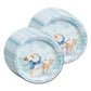 Snowman Winter Onederland First Birthday - 32 Piece Disposable Party Supplies - Decorations for Snowflake Boy's 1st Birthday Round Party Plates