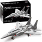 Apostrophe Games Fighter Jet Building Block Set - 227-Pcs F-15 Eagle Fighter Toys Set - Plane for Kids Older Than 10 and Adults - Compatible with All