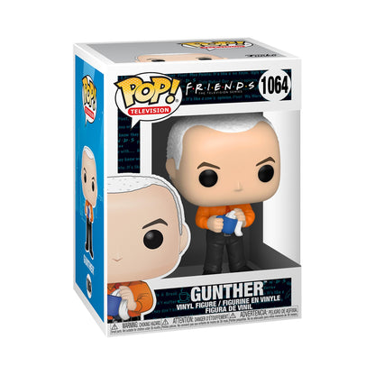 Funko POP TV: Friends- Gunther w/Chase (Style May Vary), Multicolor, One Size