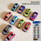 Himeeu Pull Back Racing Cars Die cast Race Car Vehicles,3 Inch Metal Friction Powered Car Toys for Toddlers, Set of 5 (Racing Cars)