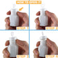150 Pack White Double Heart Bubble Bottles, Pre Filled Wedding Party Favors