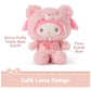 GUND Sanrio My Melody 10-Inch Plush in Café Latte Bear Outfit for Ages 1+