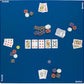 The Gaming Mat Company Mahjong Mat. 33" x 33" Blue with Stitched Edge Premium Square Playmat for Poker, Dominoes & Bridge, Professional Mahjong Table