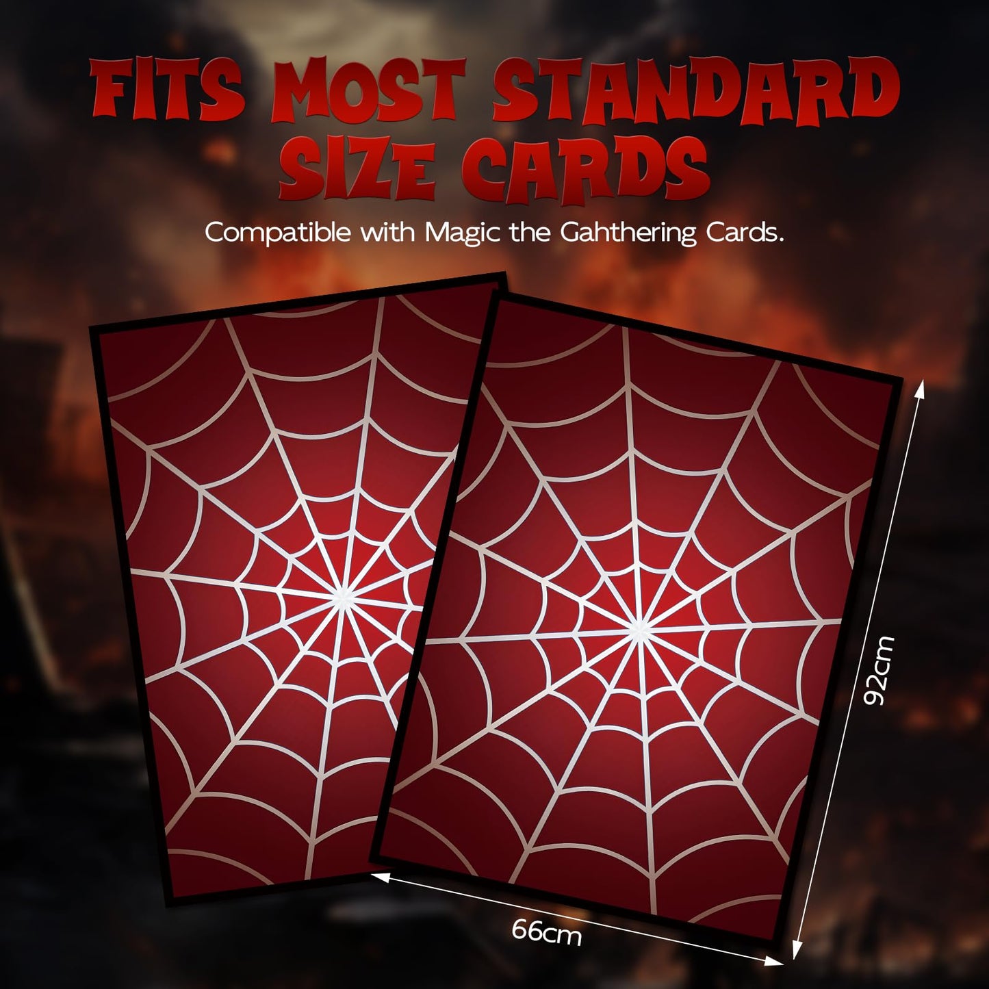 FUNinEDH MTG Card Sleeves - Spier Web - 100 CT EDH Commander Sleeves for Magic The Gathering
