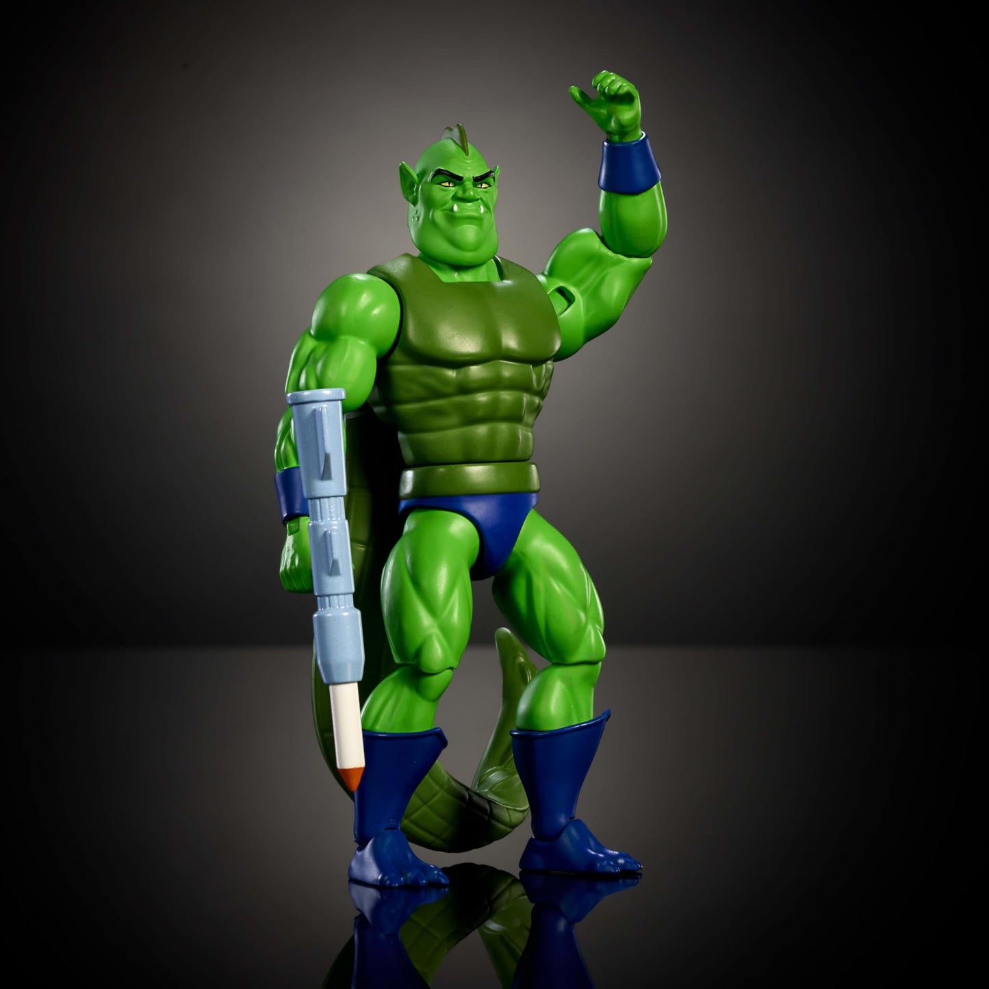 Masters of the Universe Origins Action Figure Cartoon Collection Whiplash, 5.5-inch 1980s Motu TV Tailed Villain, Detailed Design & Rocket Launcher