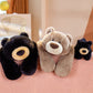 ronivia Weighted Stuffed Animals, Weighted Bear Stuffed Animal Toy Cute Brown Bear Plush Pillow Weighted Plush Animals Toy, 11.8"