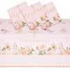 Blue Panda Tiny Dancer Tablecloths - 3 Pack, Pink, 54 x 108 in, Plastic - Birthday Table Cover for Party & Baby Shower Decoration