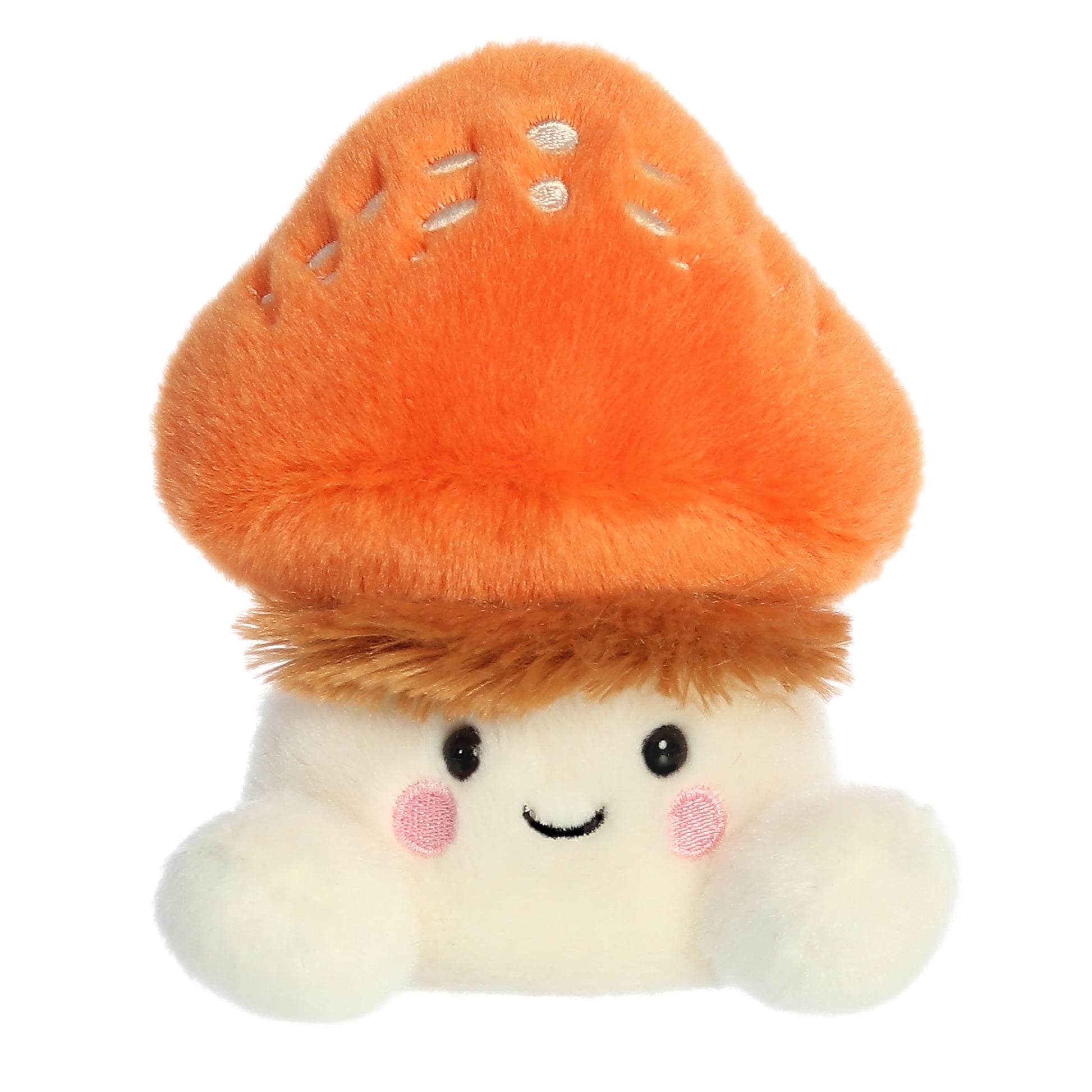 Aurora® Adorable Palm Pals™ Fabian Fluffy Mushroom™ Stuffed Animal - Fun Collectible Plush for Kids and Adult Collectors - Perfect for Decorating