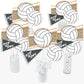 Big Dot of Happiness Volleyball Centerpiece Kit - Sports Theme Party Table Decorations - Double-Sided Premium Cardstock Birthday Table Toppers