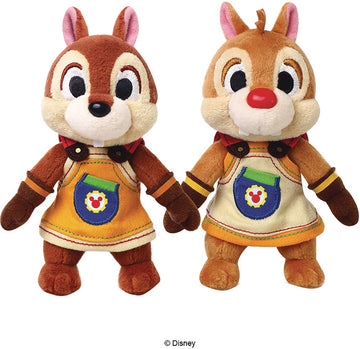 Square Enix Kingdom Hearts III: Chip & Dale Plush, Multicolor