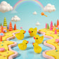 Pxiryanlow 5pcs Yellow Mini Resin Ducks Miniature Ducks,Duckling Miniature Ornament Tiny Ducks Figures for Slime Charms DIY Craft Fairy Garden