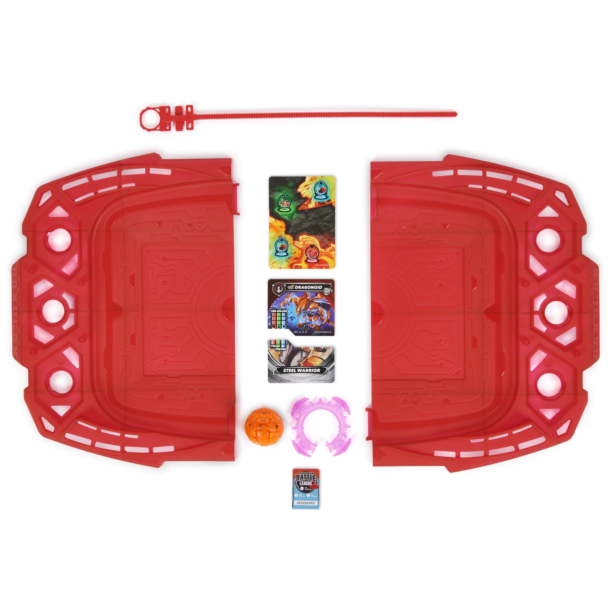 Bakugan Brawl Zone Compact Playset with Special Attack Dragonoid, Customizable Action Figure, Trading Cards, Kids Toys for Boys and Girls 6 and up