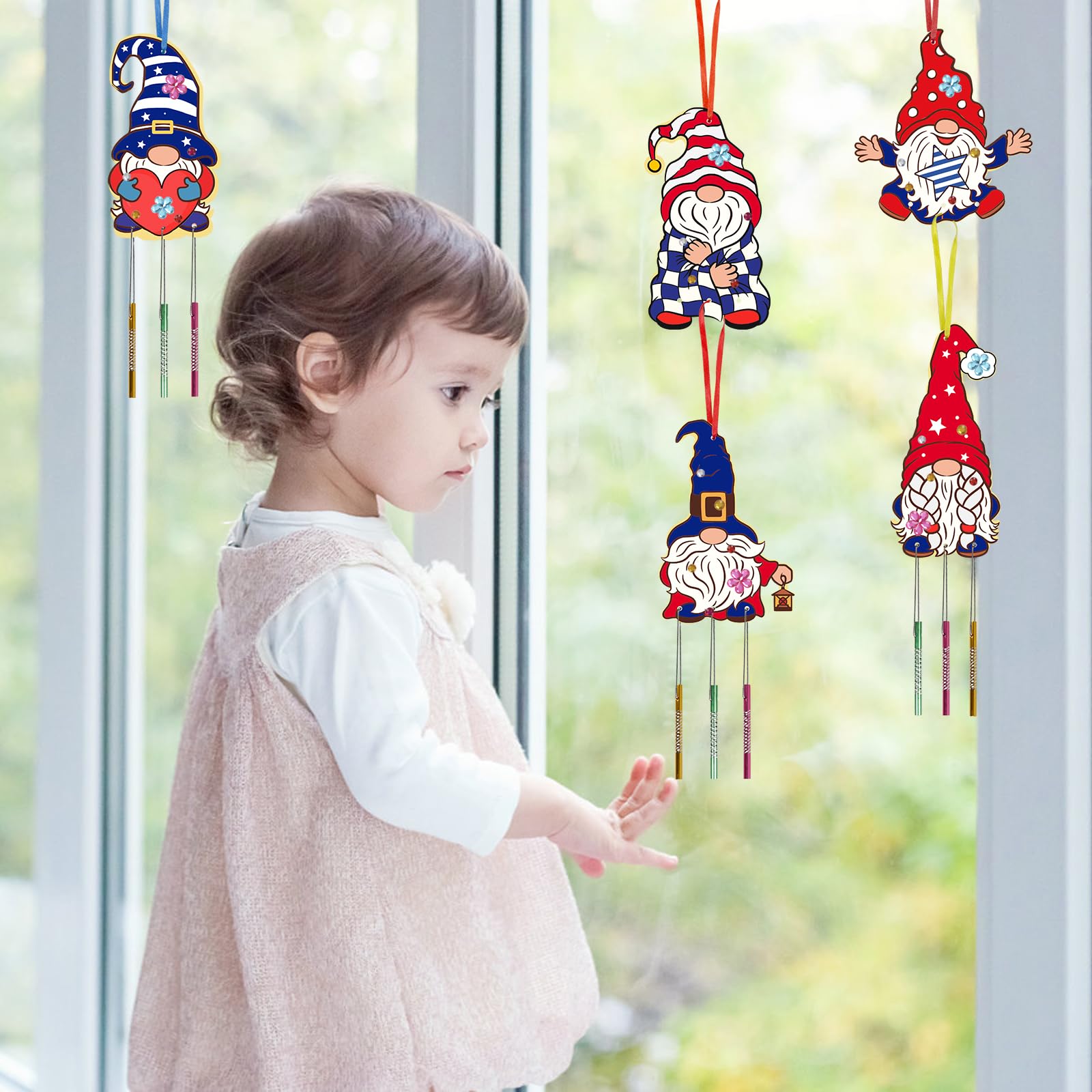 ZEELONA 10 Pack 4th July Crafts DIY Patriotic Arts and Crafts