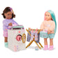 Our Generation - Doll Washing Machine - Drying Rack, Iron & Cleaning Set - 18-inch Doll House Accessories - Pretend Play - Toys for Kids Ages 3 Years