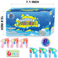 LED Bubble Gun Shooter, 6 Pieces Wind Up Blaster Outdoor Party Favor Prize