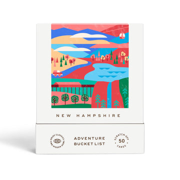 New Hampshire Adventure Bucket List: 50 Scratch-Off Cards for Outdoor Activities, Tourist Attractions, and Road Trips - Perfect Travel Gift and Guide
