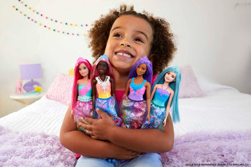 Barbie Dreamtopia Royal Fashion Doll & Accessory, Petite with Turquoise Hair Wearing Removable Skirt, Shoes & Headband