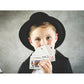 Fun Express Black Top Hat for Kids 12 Pack - Funny Party Hats for Birthday Costume Dress Up | Mini Plastic Top Hats Bulk for Photo Booth Props | Silly