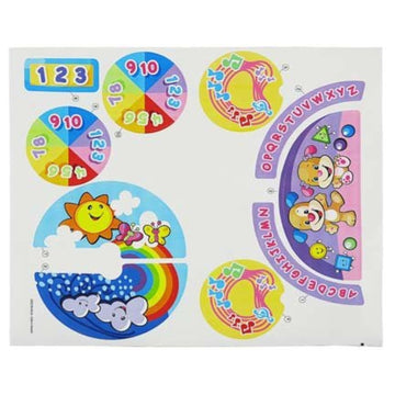 Replacement Parts Laugh and Learn Car - Fisher-Price Laugh and Learn Crawl Around Car CDC78 and DJD10 ~ Replacement Stickers ~ Styles May Vary from