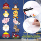 Blulu Farm Animal Themed Party Decorations, Farm Animal Cutouts Banner, Door Signs for Baby Shower Family Reunion Theme Party Supplies