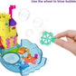 Polly Pocket Aquarium with Underwater Theme, 2 Bubble-Making Features, Pool, Micro Polly & Mermaid Doll, Bubble Solution & 18 Accessories, Pop & Swap
