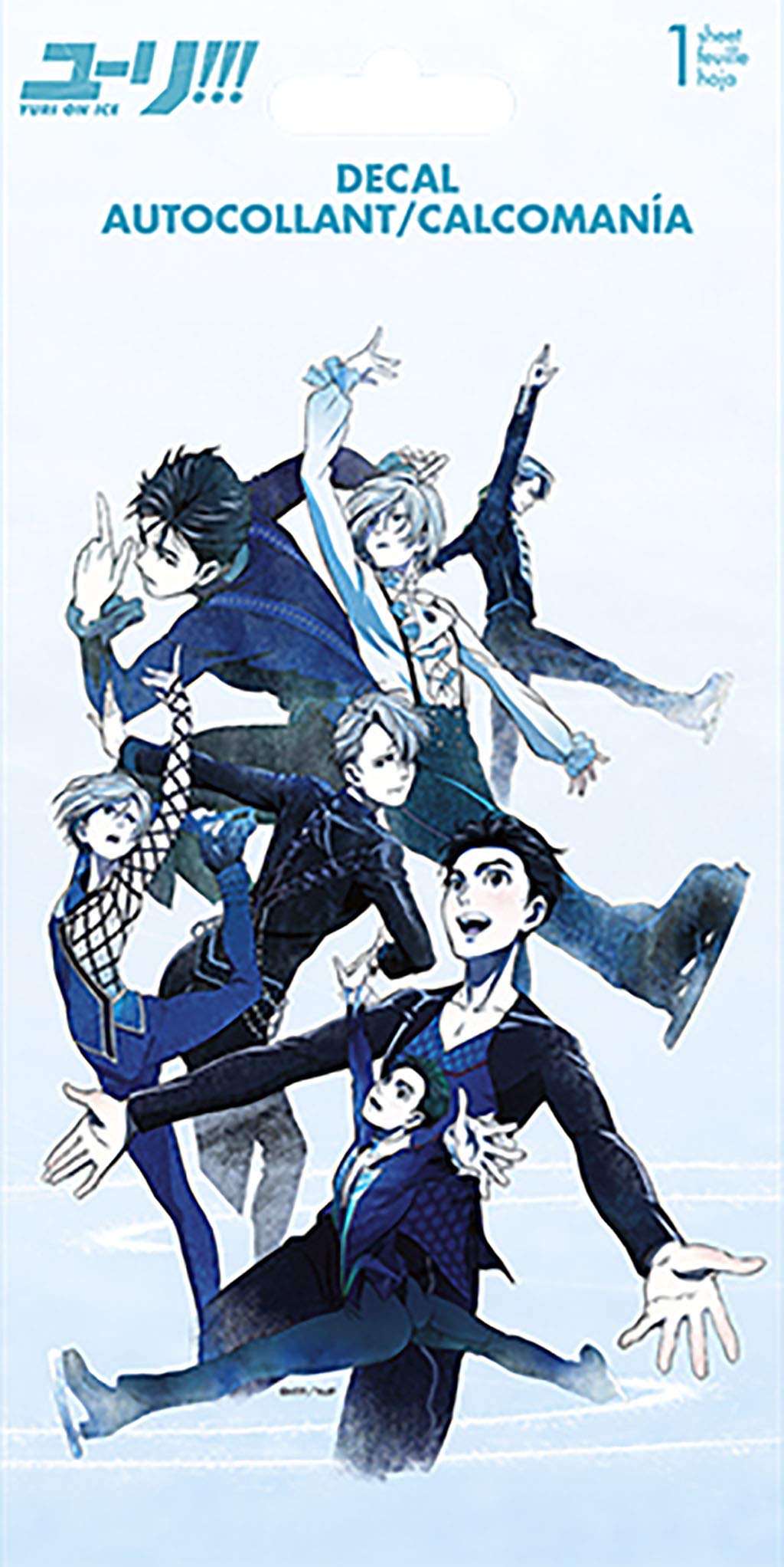 Trends International Yuri On Ice - 4 Color Decal - 4 X 8