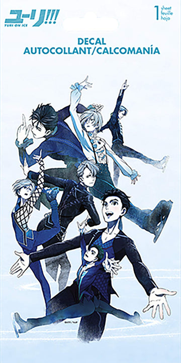 Trends International Yuri On Ice - 4 Color Decal - 4 X 8