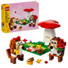 LEGO Hedgehog Picnic Date Building Toy - Animal Figures and Playset for Kids, Boys and Girls, Ages 8+ - Gift for Her and Him - with 2 Hedgehog Toys