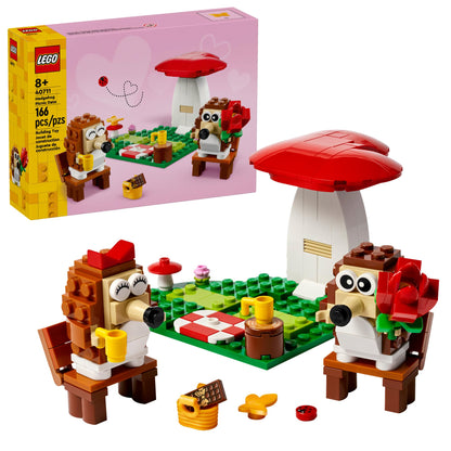 LEGO Hedgehog Picnic Date Building Toy - Animal Figures and Playset for Kids, Boys and Girls, Ages 8+ - Gift for Her and Him - with 2 Hedgehog Toys