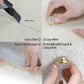 iLAND Dollhouse Accessories of Dollhouse Lights Celestial Gold Ceiling Lamp w/Plug & Hook and Loop Dots, Star Light Modern Miniature Lamp Mini House
