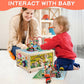 Wooden Activity Cube 7-in-1 Montessori Toys for 1+ Year Old Boys Girls Educational Learning Toys for Toddlers Age 1-2 One Year Old First Birthday Gift