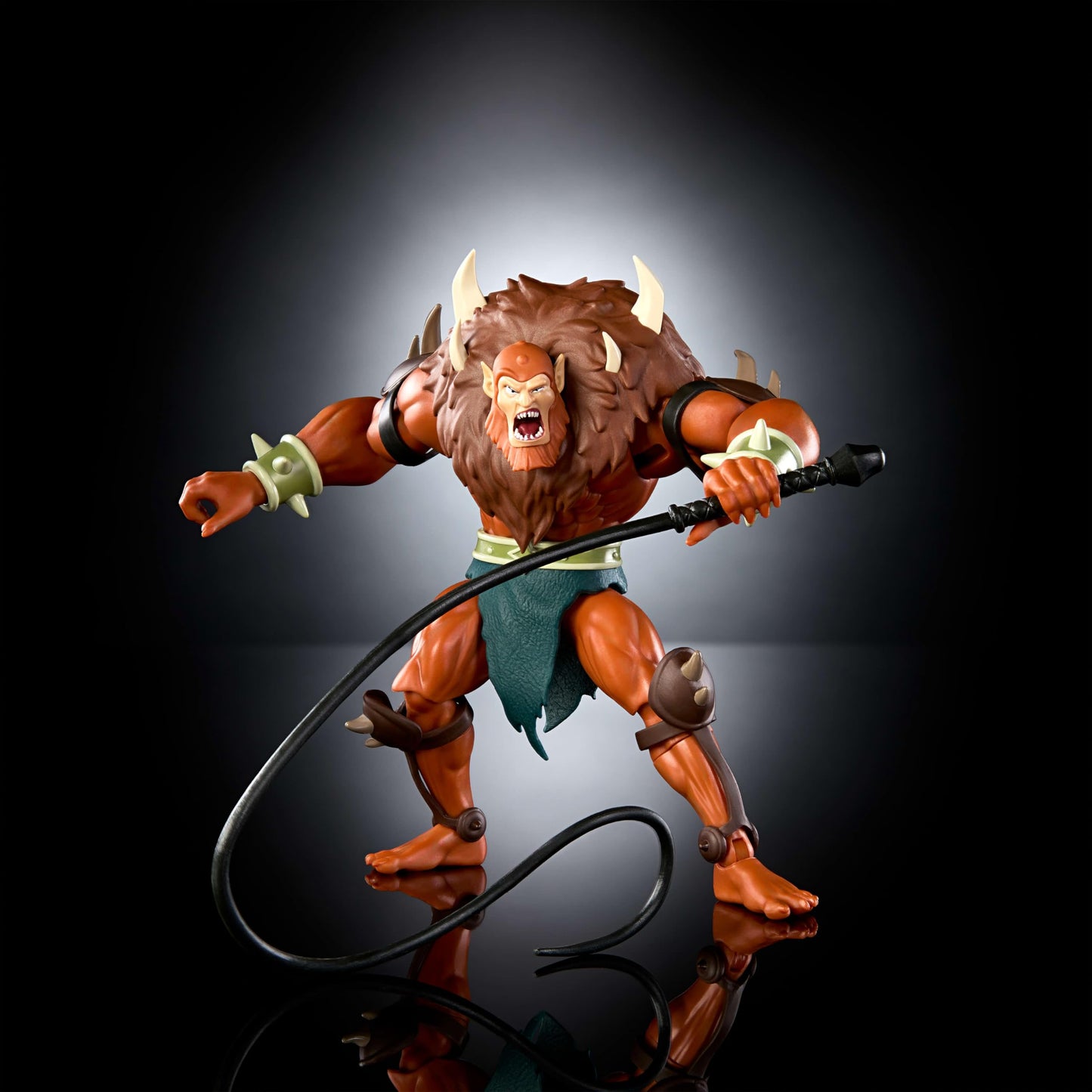 Masters of the Universe Origins Action Figure Deluxe Beast Man Cartoon Collection, 5.5-inch 1980s TV Villain, Detailed Design
