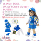 Emily Rose 18 Inch Doll Clothes 8-PC Daisy Girl Scout Uniform and Accessories Value Pack | Officially Licensed by Girl Scouts of The USA | Doll NOT