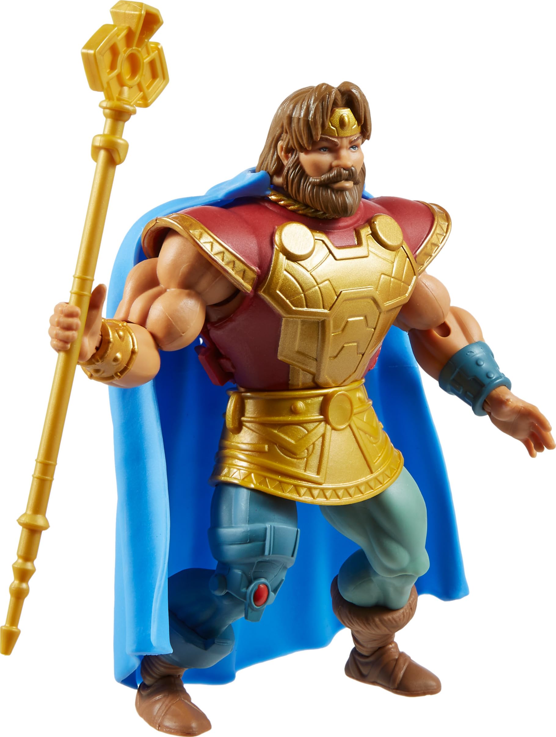Masters of the Universe Origins Action Figure & Accessory, Rise of Snake Men King Rando & Mini Comic Book, 5.5 inch