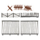 BMC CTS Concertina Barbed Wire Fence Barricade - 18pc Plastic Army Men Accessory