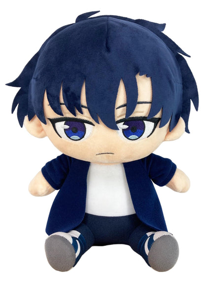 Great Eastern Entertainment Solo Leveling - Sung Jinwoo (Shadow Monarch) Sitting Pose Plush 12" H