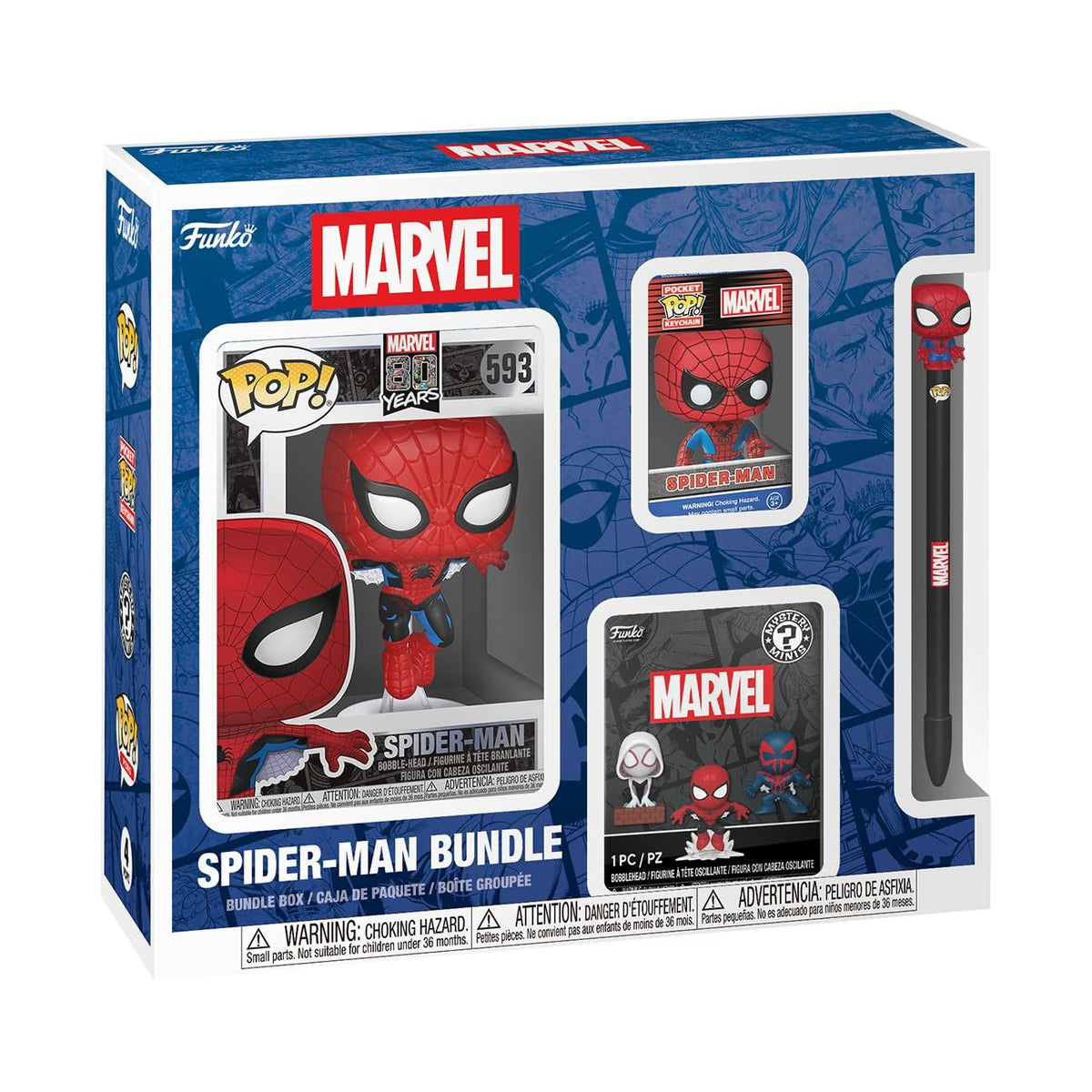 Funko Pop! Impulse Bundle: Marvel Comics - Spider-Man, 4-Pack