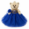 KINNEX COLLECTIONS SINCE 1997 20" Sweet 16 Last Doll Teddy Bear with Dress (Centerpiece) ~ ARC16832A-15 (Royal Blue)