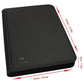 WINTRA Premium 360 Pockets Black Zippered Playing Card Binder - Sturdy Trading Card Holder Album ?9 Pocket Side Loading Card Folder with 20 Sheet