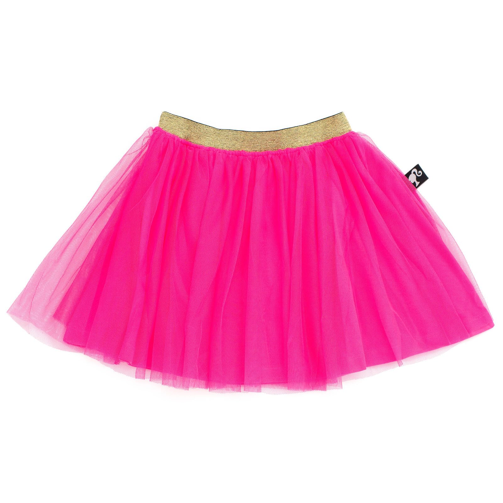 Barbie Big Girls T-Shirt and Mesh Tutu Black/Pink 14-16