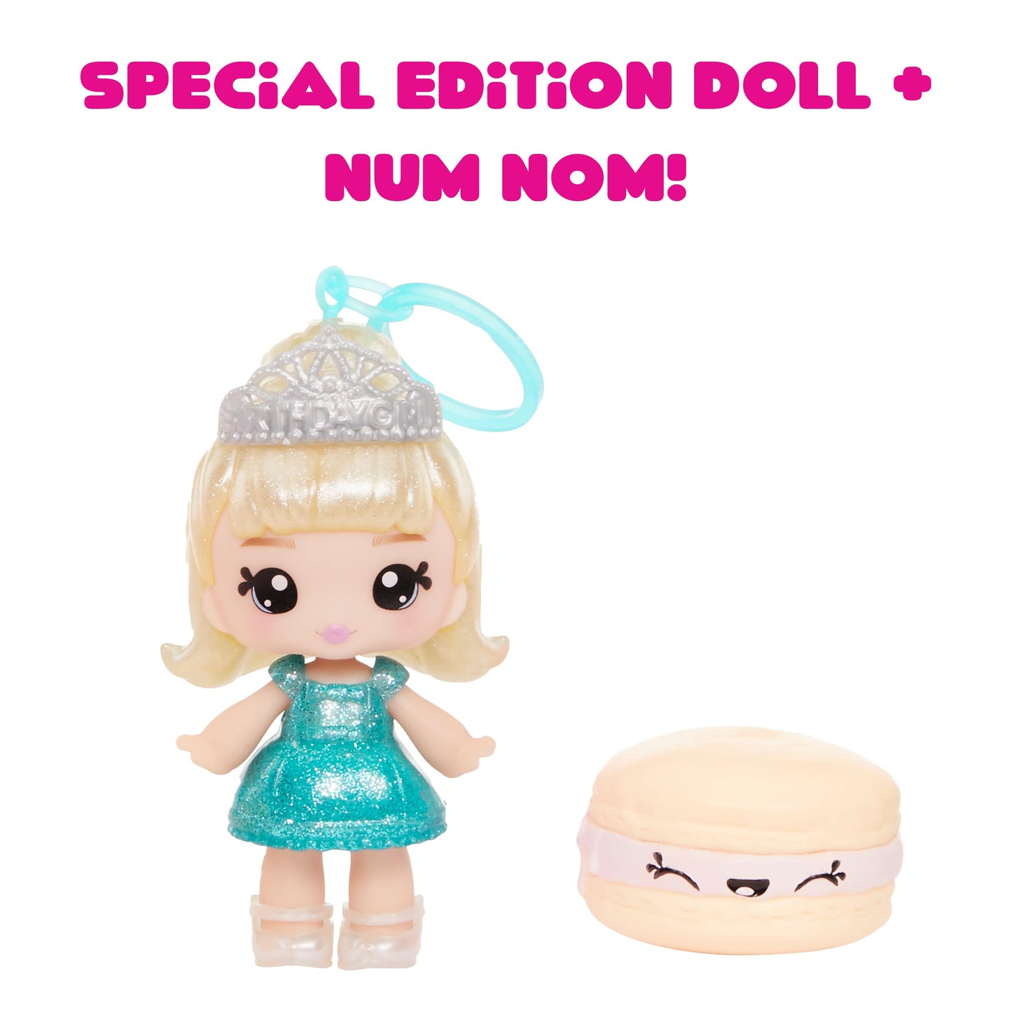 Yummiland Beauty Bag Playset + Lip Gloss Doll - Cupcake Bag Includes Exclusive Callie Birthday Cake, Nail Polish + Nail Stickers, Body Shimmer, Doll