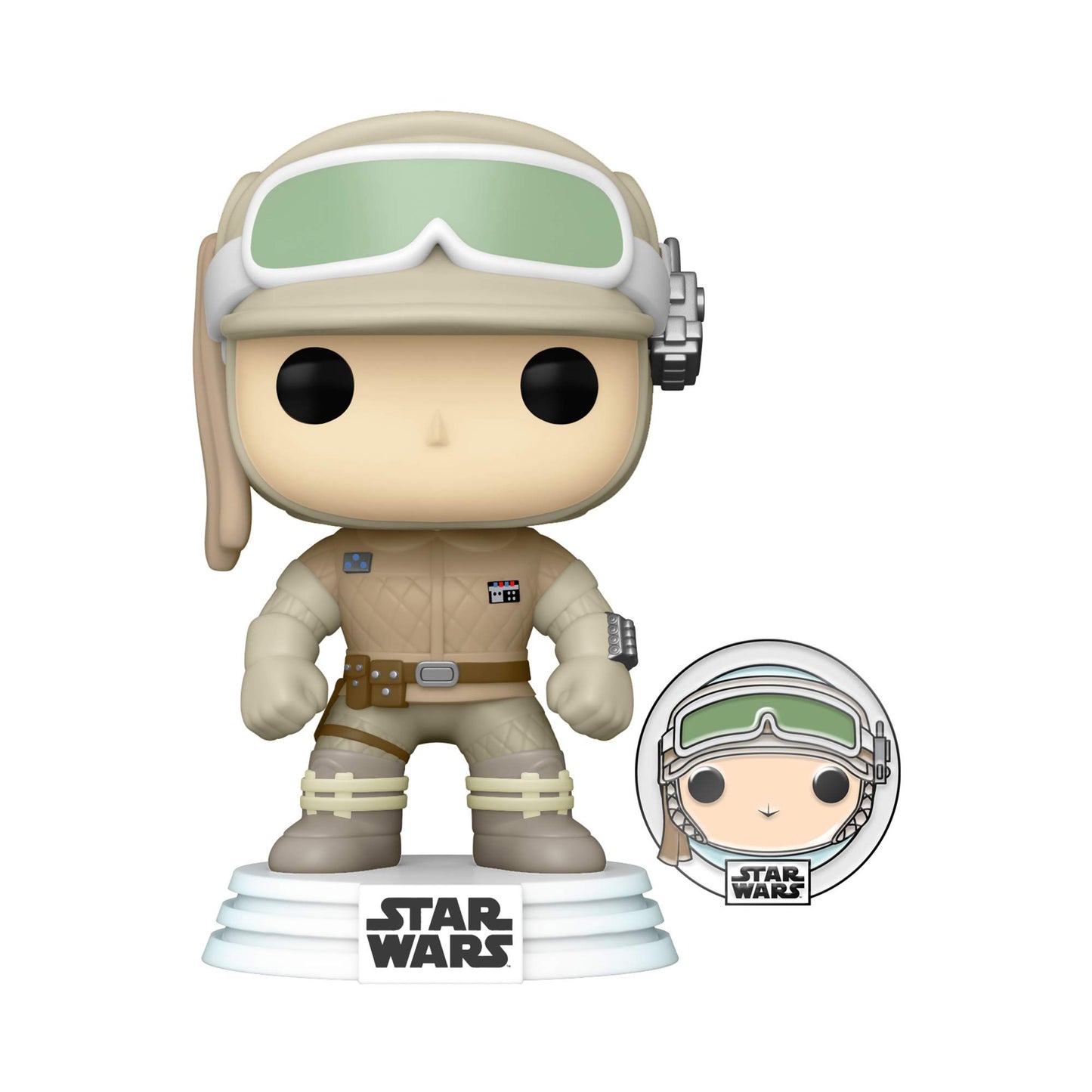 Funko POP! Star Wars: Hoth Luke Skywalker with Pin - Amazon Exclusive