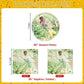 WETIM 40pck Princess Tiana Party Supplies include 20 plates, 20 napkins for the Princess Tiana birthday party decorations