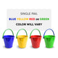 Spielstabil Large Sand Pail Beach Toy - 2.5L German-Made Sand Bucket - Kids Beach Essentials, Toddler Outdoor Toys, & Sandbox Toys - Colors Vary