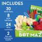 MindWare KEVA Bot Maze STEM Building Toy